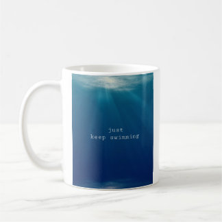 Mug Continuez juste la natation
