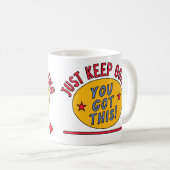 Mug Continuez simplement (Devant droit)