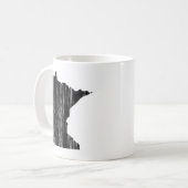 Mug Contour affligé d'état du Minnesota (Devant gauche)