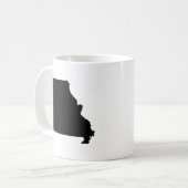 Mug Contour d'état du Missouri (Devant gauche)