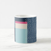 Mug Contour géométrique simple : Bloc de couleur (Centre)