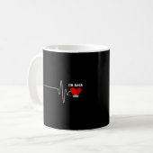 Mug Contournement cardiaque ouvert Chirurgie Coeur Att (Devant gauche)