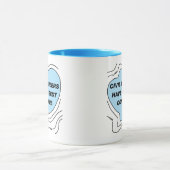 Mug Contours bleus de l'ingénieur civil (Centre)