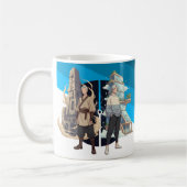 Mug Contraste entre l'architecture ancienne et moderne (Gauche)