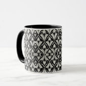 Mug Contraste noir et blanc (Devant gauche)