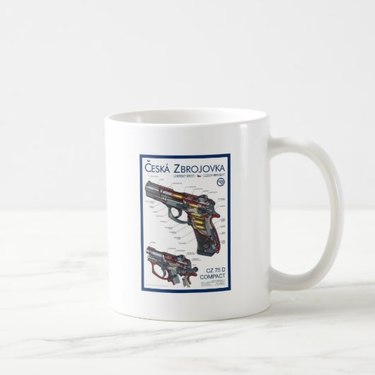 Mug Contrat de la CZ 75 (Droite)