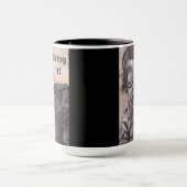 Mug Contre-catastrophe de guerre prépper café cadeau d (Centre)
