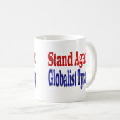 Mug Contre la tyrannie mondialiste (Devant droit)