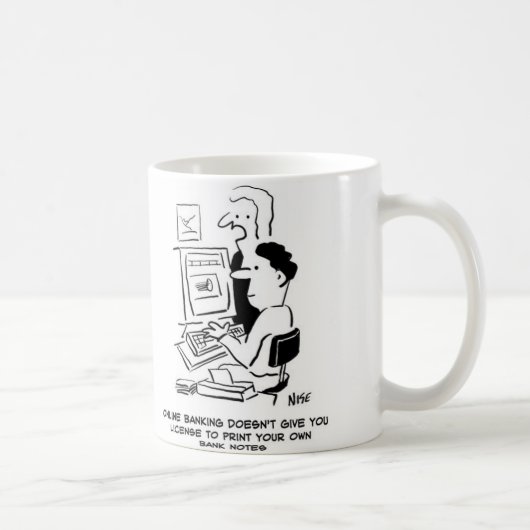 Mug Contrefait des billets de banque en ligne (Droite)