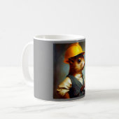 Mug Contremaître de construction d'écureuil (Devant gauche)
