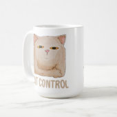 Mug Contrôle de chat (Devant gauche)