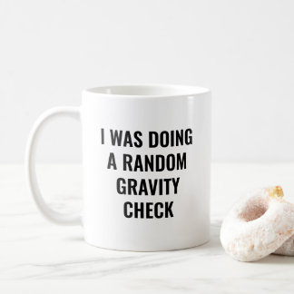 Mug Contrôle de gravité aléatoire Drôle Jambe cassée R