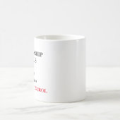 Mug Contrôle de la qualité de l'état de la relation (Centre)