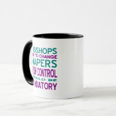 Mug Contrôle des Naissances Obligatoire 2 (Devant gauche)