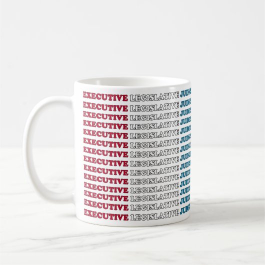 Mug Contrôle et équilibrage aux États-Unis (Gauche)