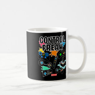 Mug Contrôle Freak - Jeux Vidéo Gamer Amusement