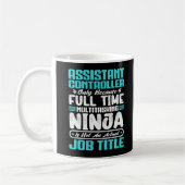 Mug Contrôleur adjoint - Compétences de titre du trava (Gauche)