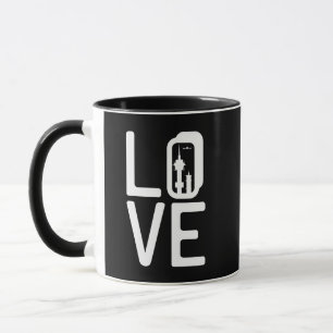 Mug Contrôleur ATC Love Tower Air Traffic Control