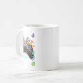 Mug Contrôleur De Jeu Avec Bunny Ears Drôle Easter Vid (Devant gauche)