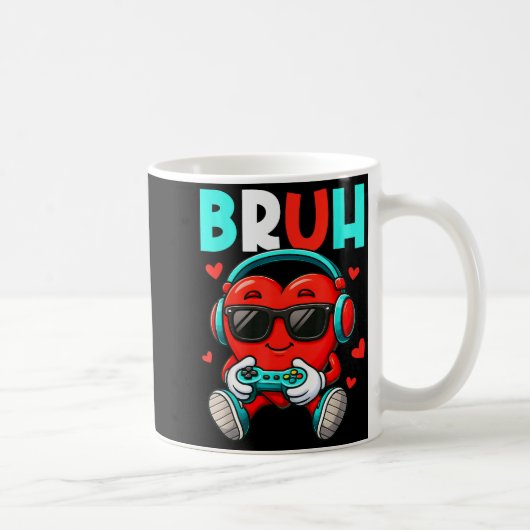 Mug Contrôleur de jeu vidéo de la Saint-Valentin pour (Droite)