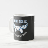 Mug Contrôleur habile avec graphique d'ailes (Devant gauche)
