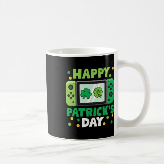 Mug Contrôleur Jour de la Saint Patrick Jeu Vidéo Enfa (Droite)