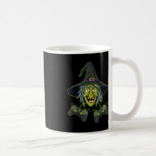 Mug Contrôleurs vidéo de sorcière Halloween Garçons En