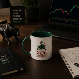 Mug Contrôlez Vos Émotions Taureau Conception de Menta