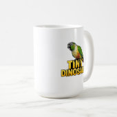 Mug Conure à gorge verte petit dinosaure (Devant droit)