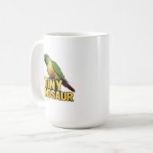 Mug Conure à gorge verte petit dinosaure (Devant gauche)