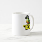Mug Conure à joue verte DJ personnel (Devant droit)