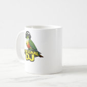 Mug Conure à joue verte DJ personnel (Devant gauche)