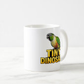 Mug Conure à joue verte petit dinosaure (Devant droit)