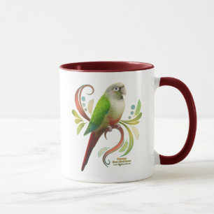 Mug Conure à la crème verte de cannelle