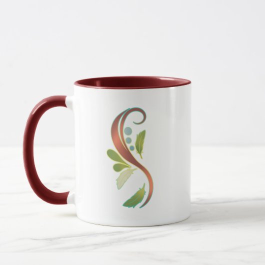 Mug Conure à la crème verte de cannelle (Gauche)
