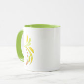 Mug Conure à la poitrine verte d'ananas (Devant gauche)
