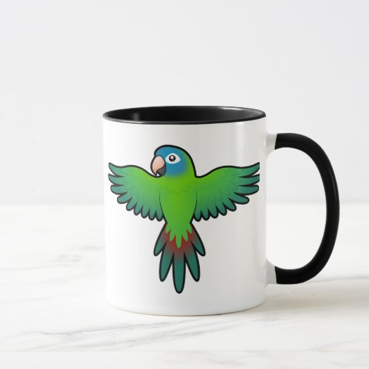 Mug Conure dessin animé / Loriquet / Perroquet (Droite)