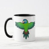 Mug Conure dessin animé / Loriquet / Perroquet (Gauche)
