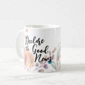 Mug Convention JW personnalisée Déclarer les bonnes no (Devant gauche)