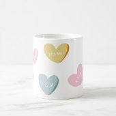 Mug Conversation Amour Coeurs Saint Valentin (Centre)
