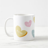 Mug Conversation Amour Coeurs Saint Valentin (Gauche)