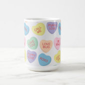 Mug Conversation de la Saint-Valentin Coeurs de bonbon (Centre)