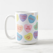 Mug Conversation de la Saint-Valentin Coeurs de bonbon (Gauche)