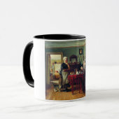 Mug Conversation des ménages (par Konstantin Makovsky) (Devant gauche)