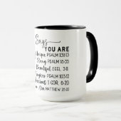 Mug Conversation Inspirationnelle/Religieuse/Bible (Devant droit)