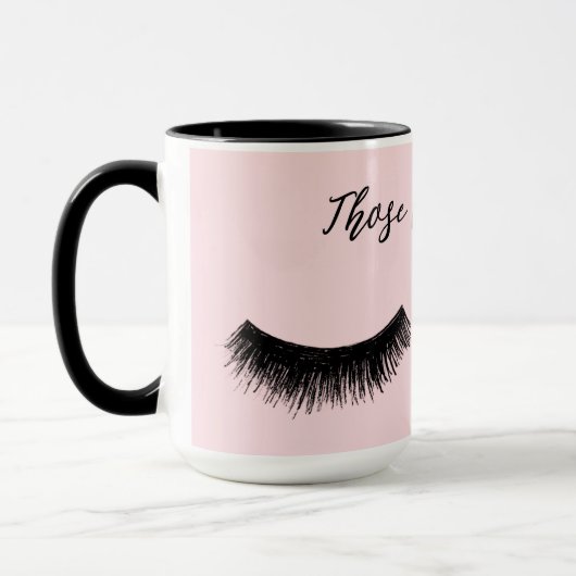 Mug Conversation Lash - Ces Lashes Tho' (Gauche)