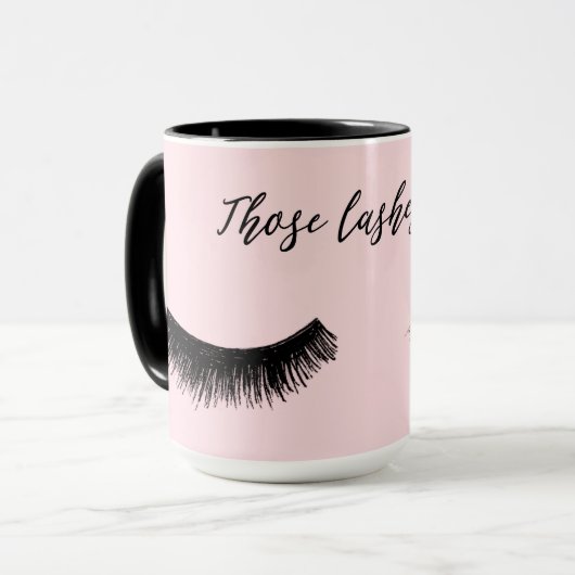 Mug Conversation Lash - Ces Lashes Tho' (Devant gauche)
