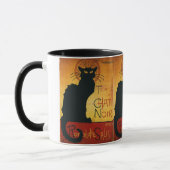 Mug Conversation Noir - Chat Noir Vintage Publicité fr (Gauche)