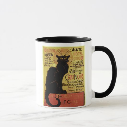 Mug Conversation vintage Noir, Vente Hôtel Drouot Stei (Droite)