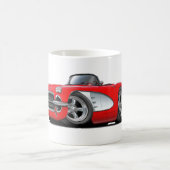 Mug Convertible 1961 rouge de Corvette (Centre)